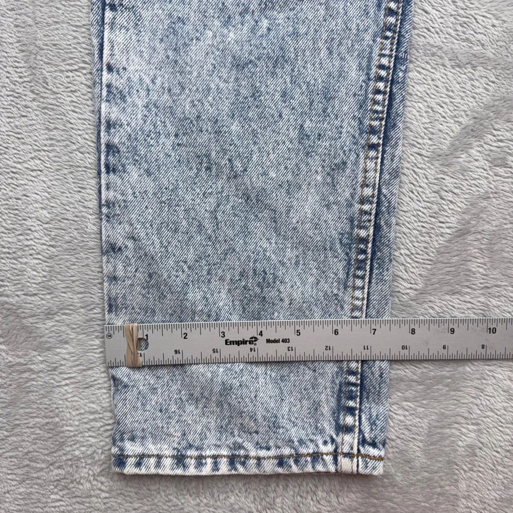 Vintage Levi's 80s Jeans Mens 31 Blue 305 Straight Acid Orange Tab Made in USA